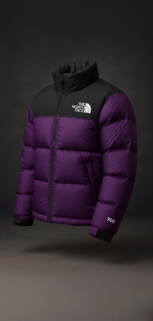 Chaqueta 1996 Retro Nuptse Hombre OEM-Morada