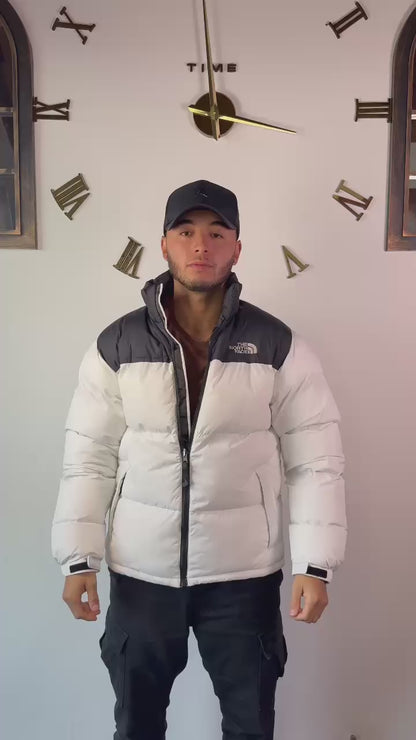 Chaqueta 1996 Retro Nuptse Hombre OEM-Blanca