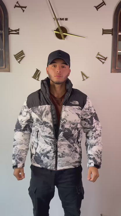 Chaqueta 1996 Retro Nuptse Hombre OEM-Marmol
